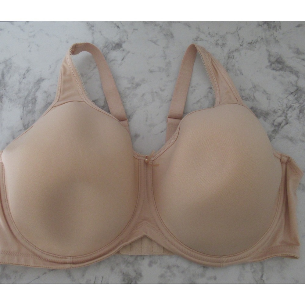 Wacoal Bra 44D Beige Tan Beauty Spacer T Shirt Padded Underwire 853192